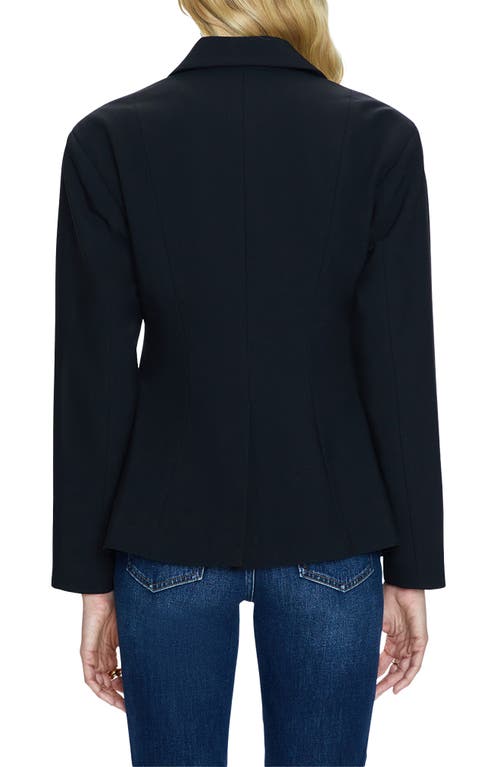 Pistola Stassi Cinched Waist Blazer In Black In Black