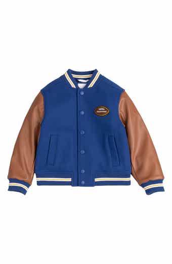 Kids' Varsity Colorblock Snap-Up Jacket