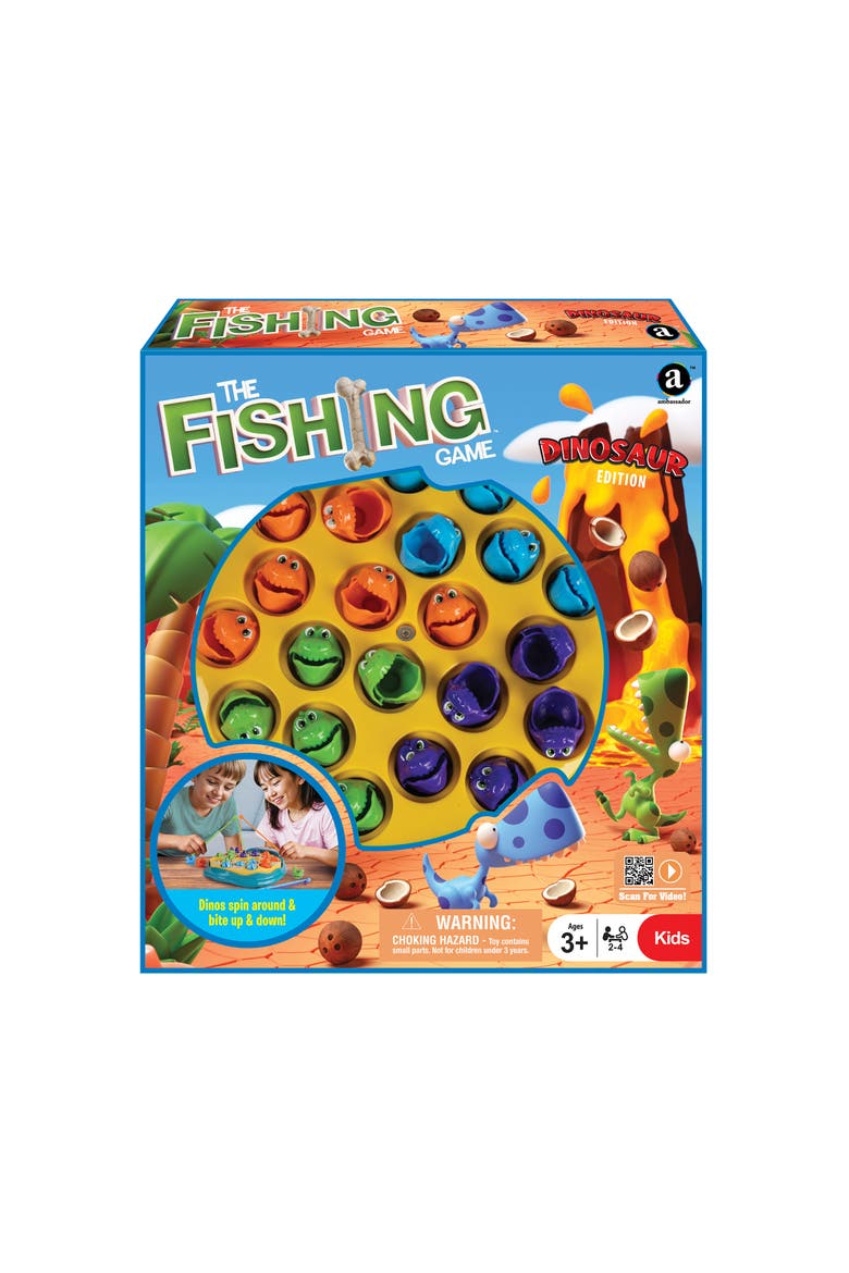 The Fishing Game Dinosaur Edition, Animated Catching Game, Main, color, Multicolored
