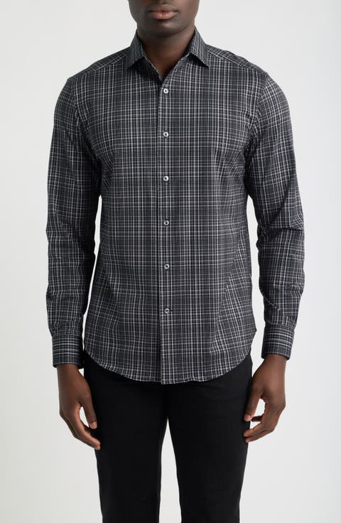 OoohCotton Devon Plaid Performance Shirt