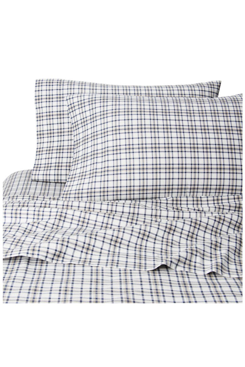 Pearce Plaid Flannel Sheet Set, Alternate, color, PEARCE