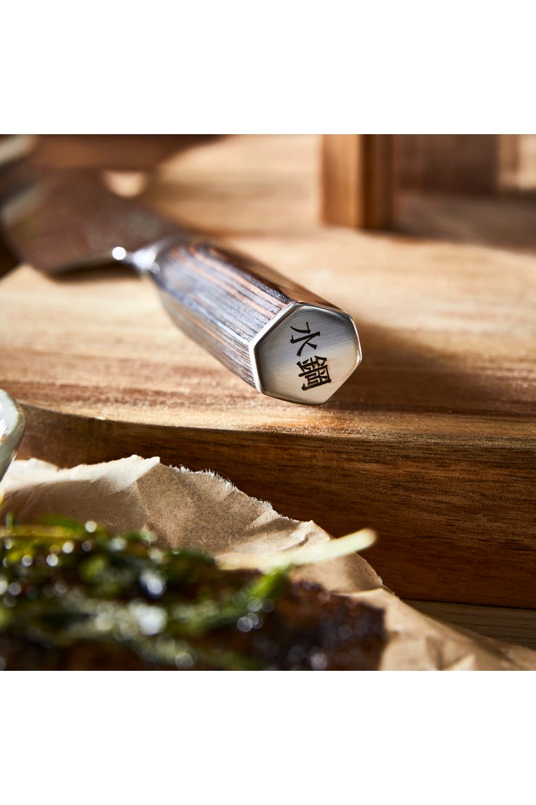 Damashiro EMPEROR® 6.5" Santoku, Alternate, color, Silver