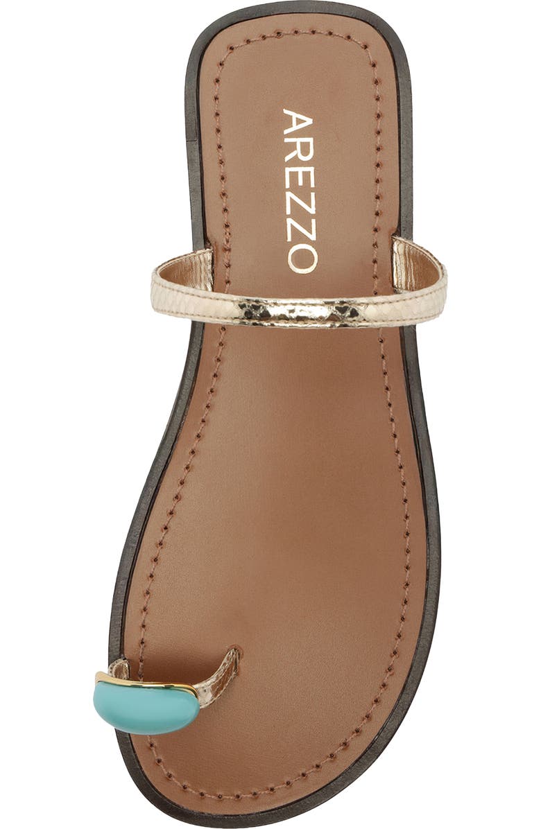Arezzo Sophie Slide Sandal, Alternate, color, Platino