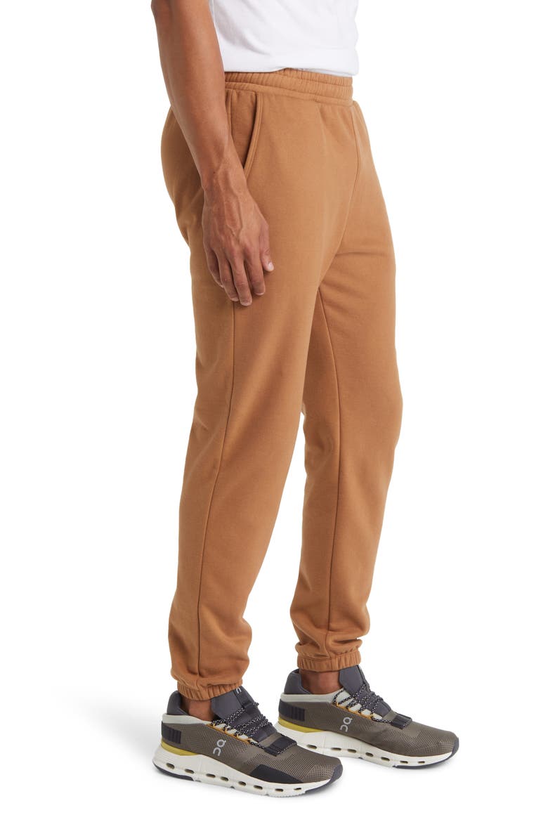 Fresh Cut Cotton Blend Sweatpants, Alternate, color, TOFFEE