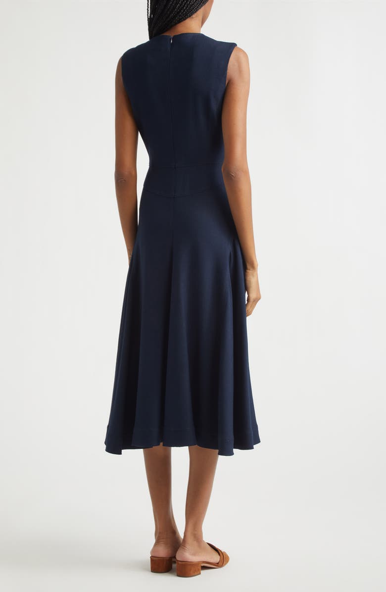 Veronica Beard Karrigan Midi Dress, Alternate, color, Navy
