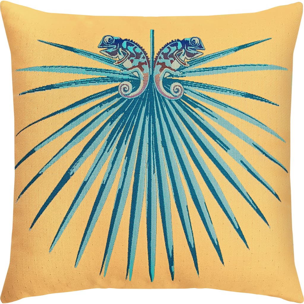 Elaine Smith Chameleon Jacquard Indoor & Outdoor Woven Accent Pillow in Lagoon  product