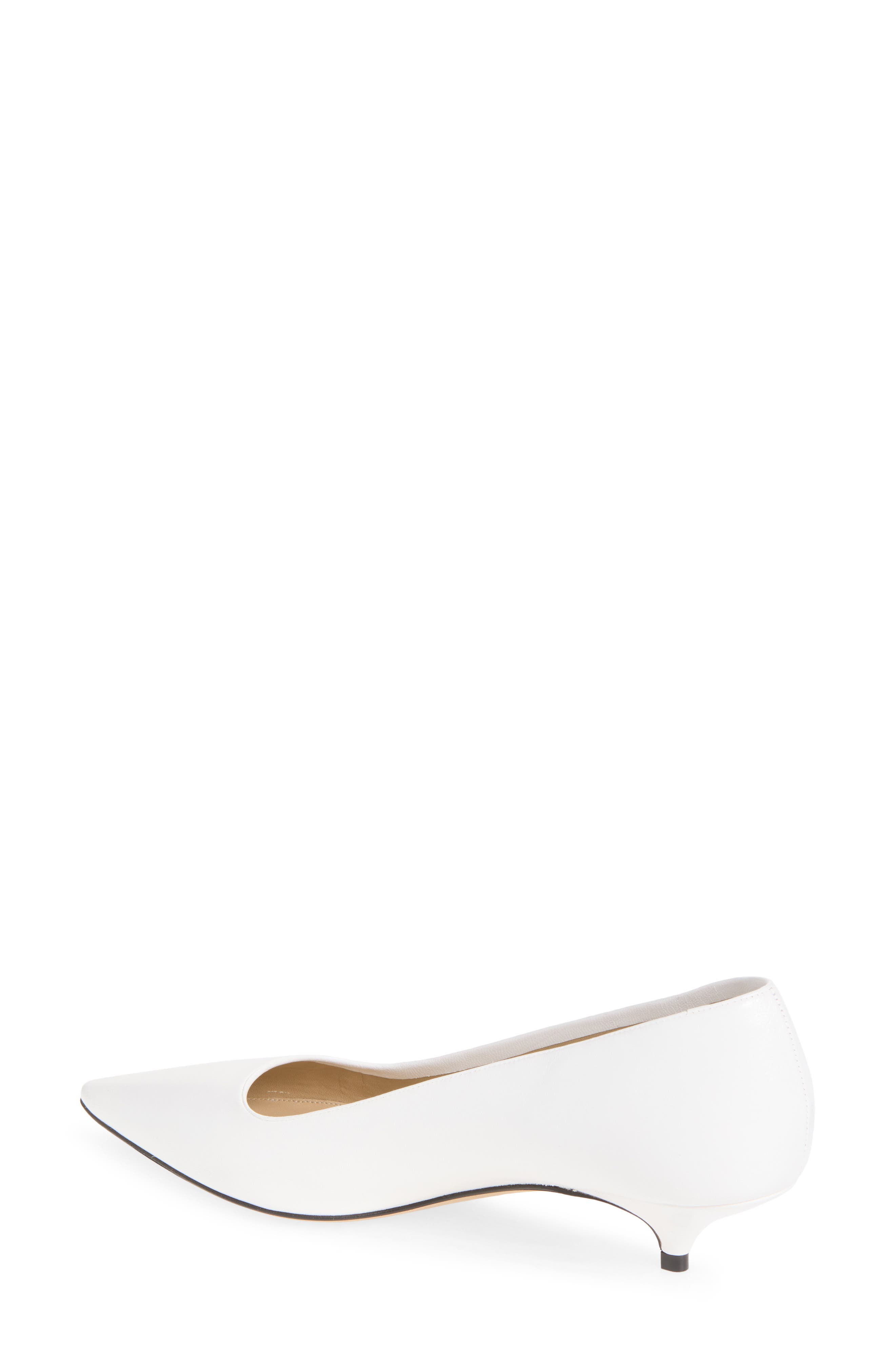 Liisa Leather Kitten Pump, Alternate, color, PAPER