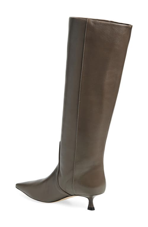 Stuart Weitzman 50mm Naomi Suede Pointed-toe Knee-high Boots In Multi
