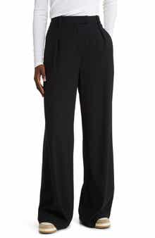rag & bone Bennett Wide Leg Crepe Pants