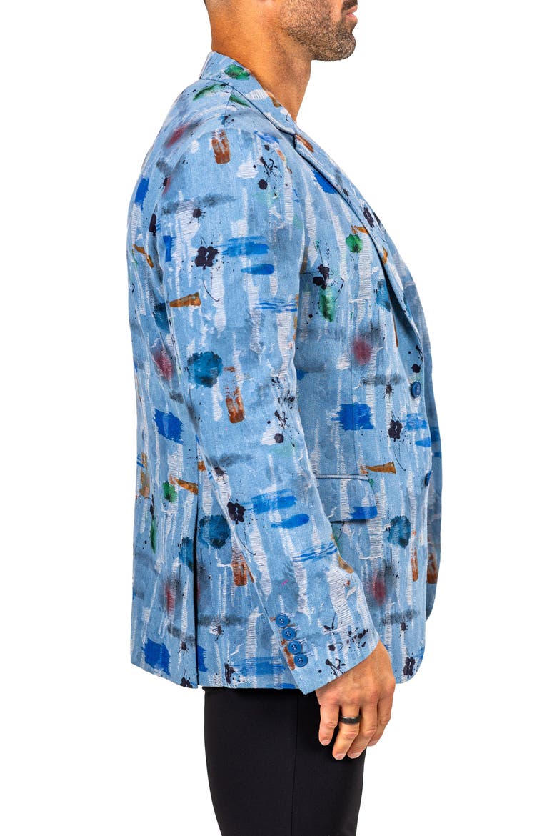Socrates Unconstructed Martyr012 Sport Coat, Alternate, color, BLUE