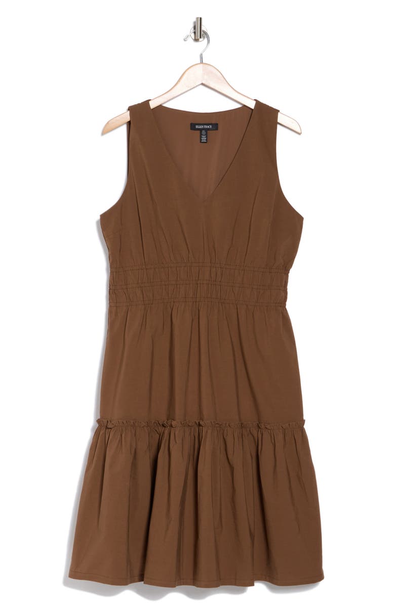 Sleeveless Tiered Cotton Dress