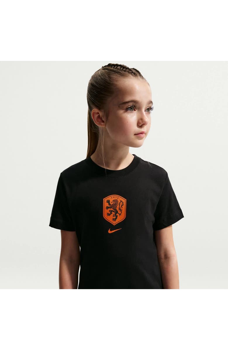 Nike Youth Nike Black Netherlands National Team Crest T-Shirt, Alternate, color, Black