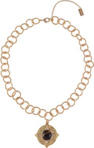 Rachel Roy Tiger's Eye Pendant Necklace