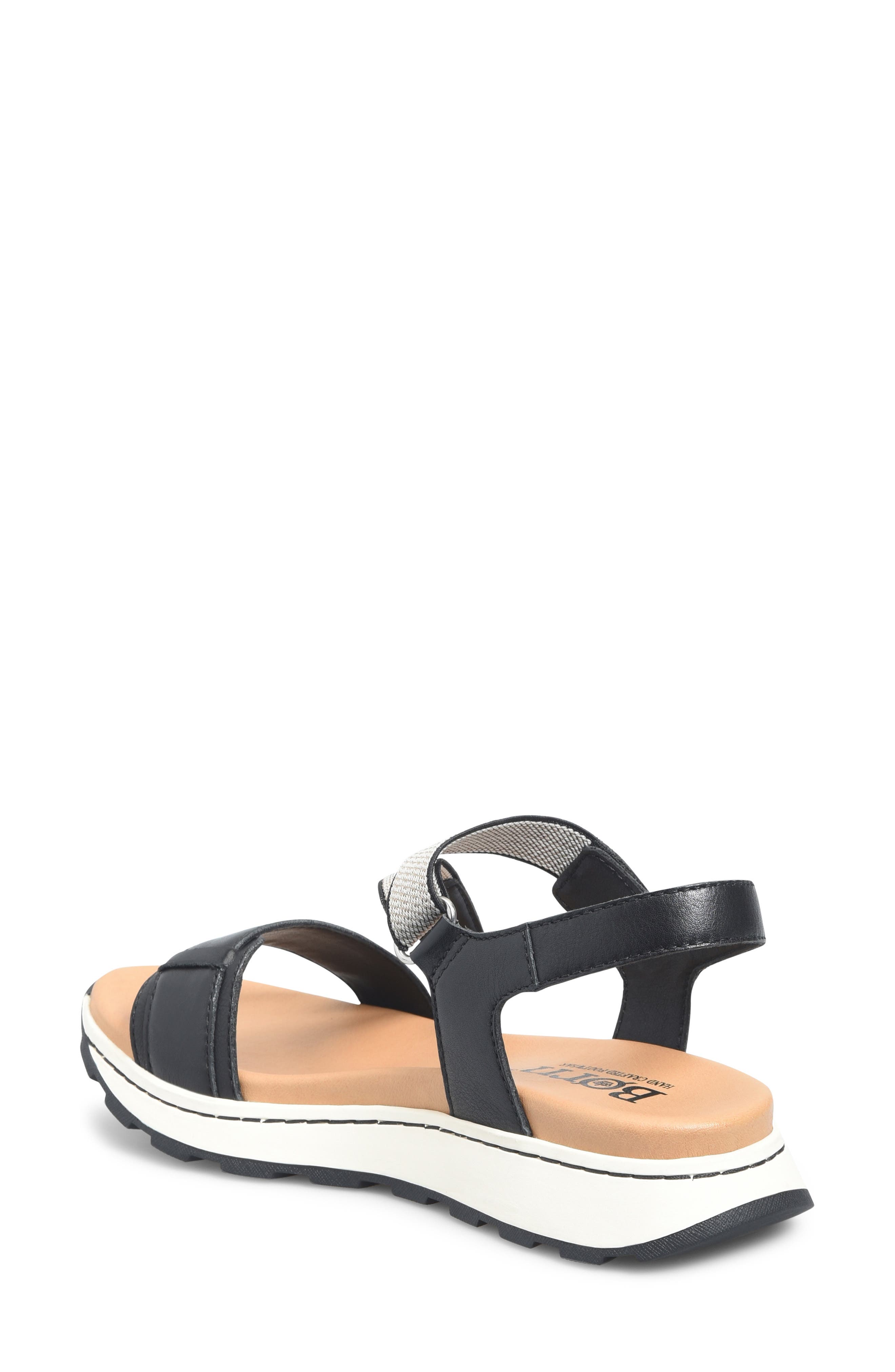 Børn Mady Wedge Sandal, Alternate, color, Black Combo