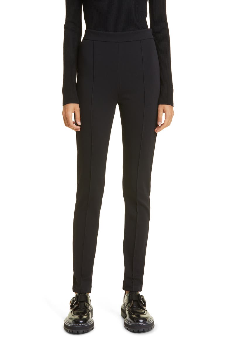 Torino Jersey Ankle Pants, Main, color, BLACK