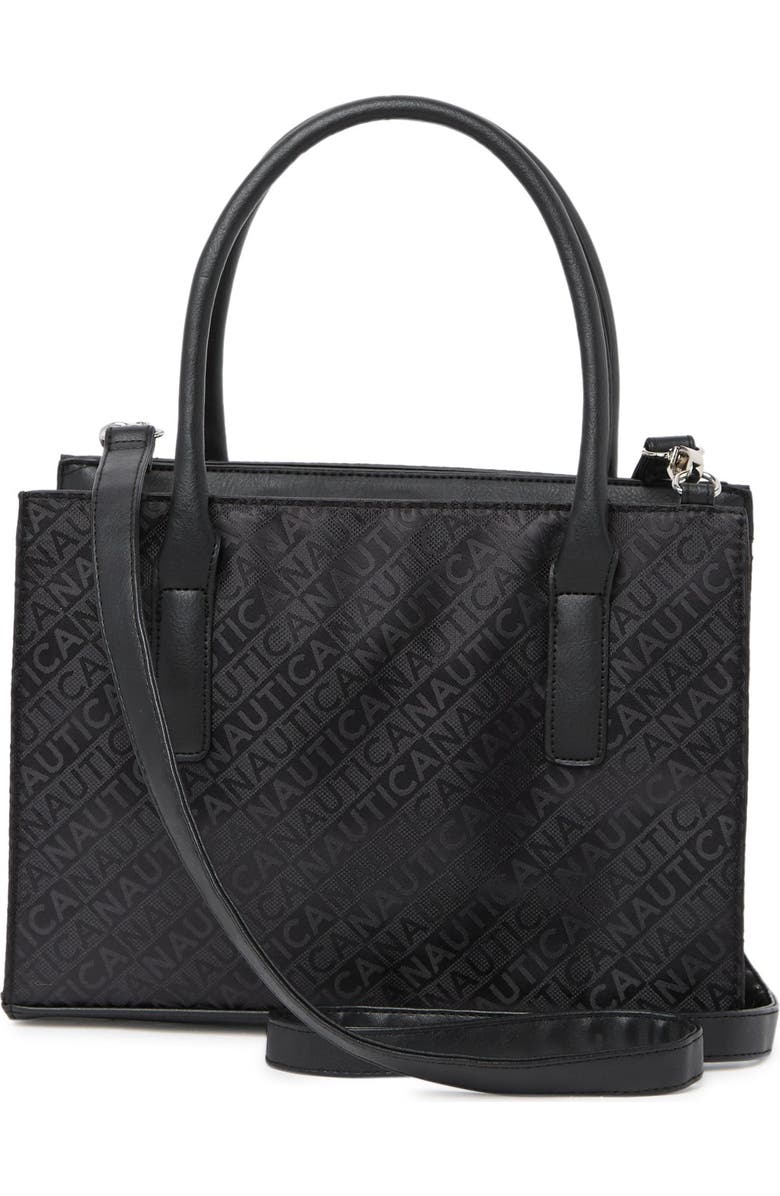 Nautica Sandy Lakeside Jacquard Satchel Bag, Alternate, color,