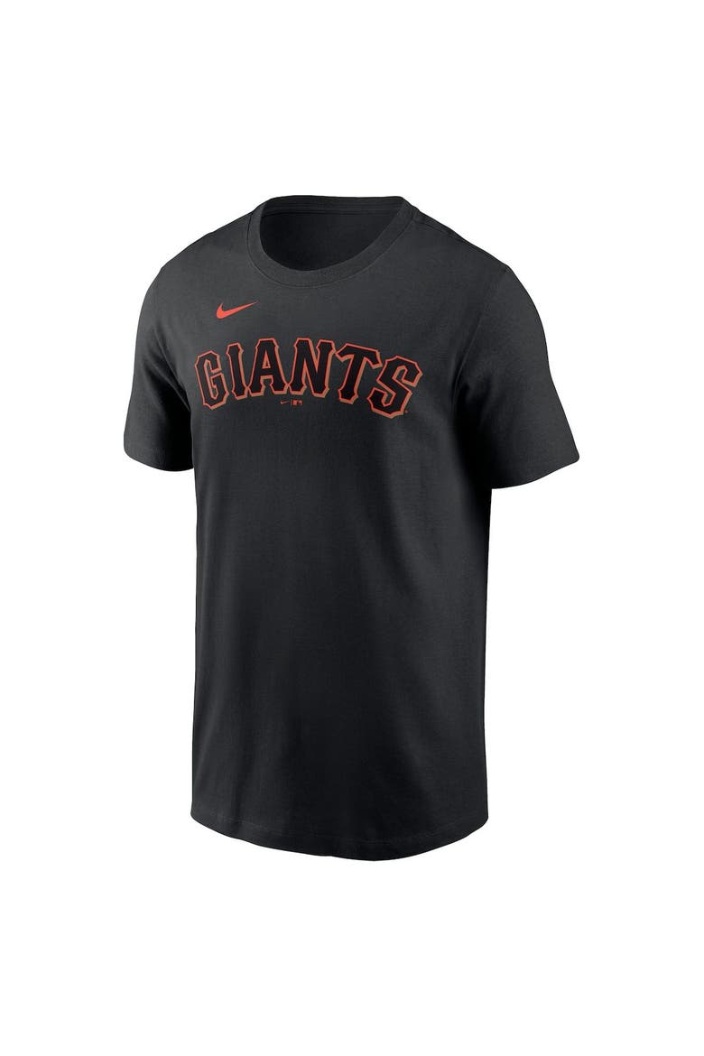 Men's Nike Alyssa Nakken Black San Francisco Giants Name & Number T-Shirt, Alternate, color, Black