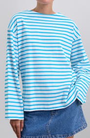 Scalpers Stripes Label Ls Tee