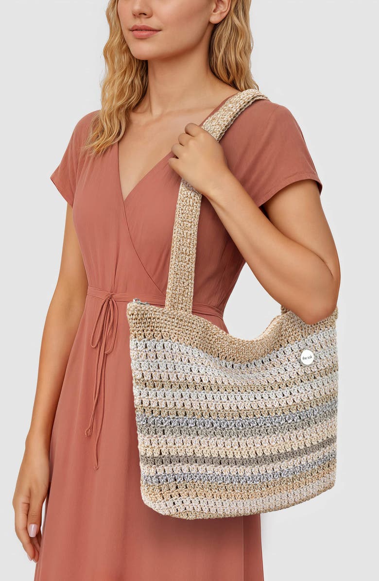 The Sak Casual Classics Crochet Tote, Alternate, color,