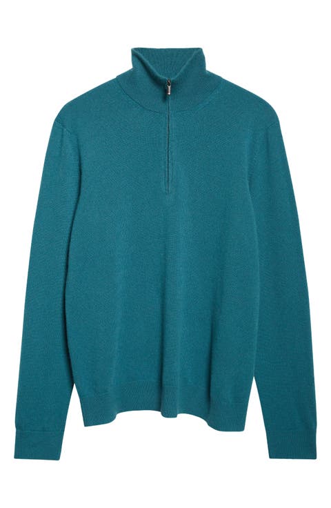 Half Zip Cashmere Sweater