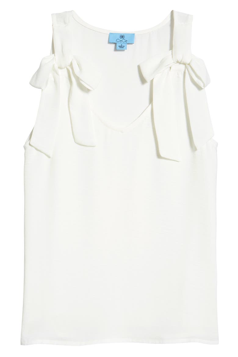 Bow Tie Tank, Alternate, color, NEW IVORY