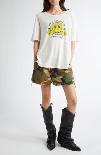【R13】マリアンヌ カーゴショート R13 Marianne Camouflage Cargo Shorts | Nordstrom