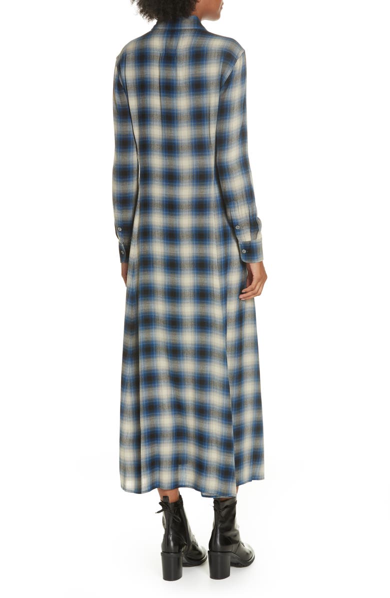 Polo Ralph Lauren Plaid Midi Shirtdress, Alternate, color, 