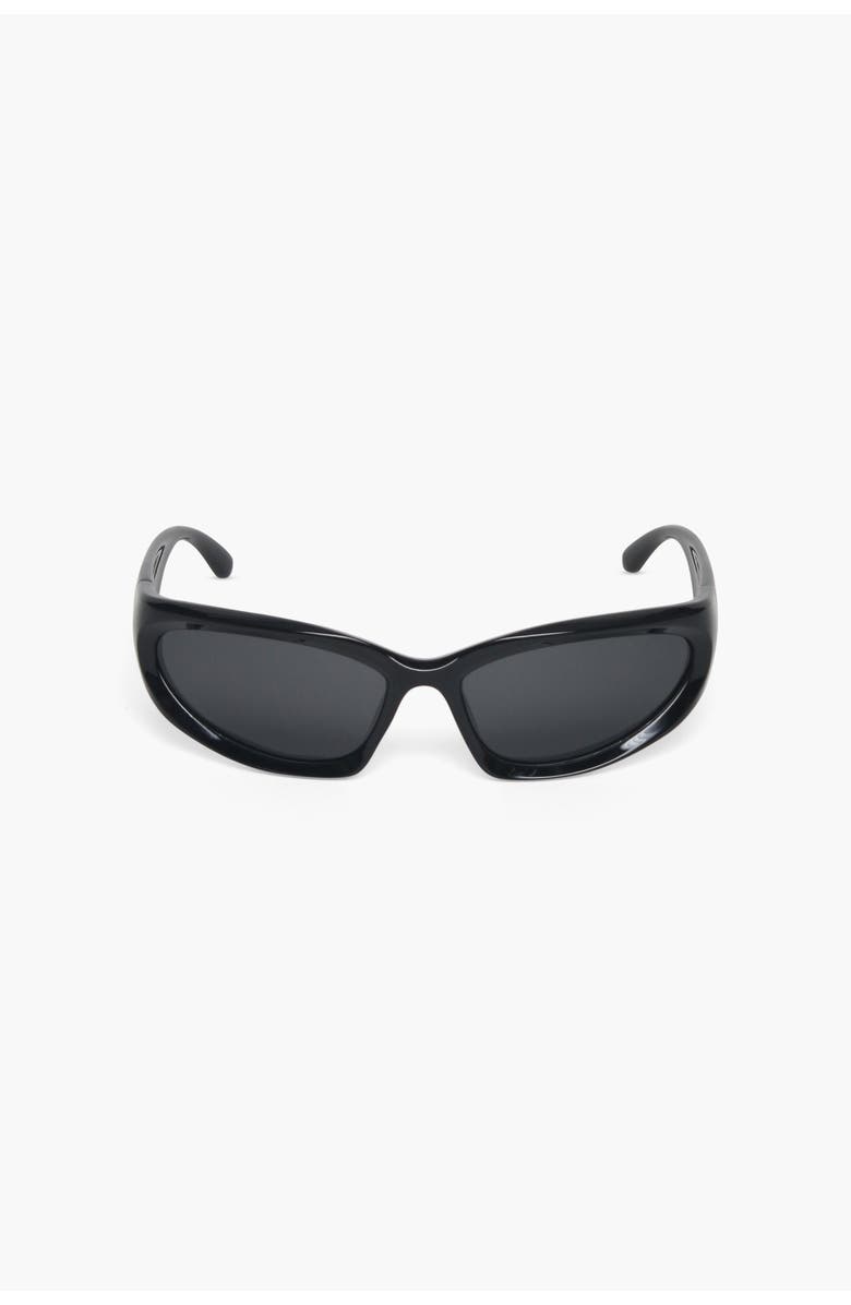 THE CELECT Rap Sunglasses, Main, color, Black