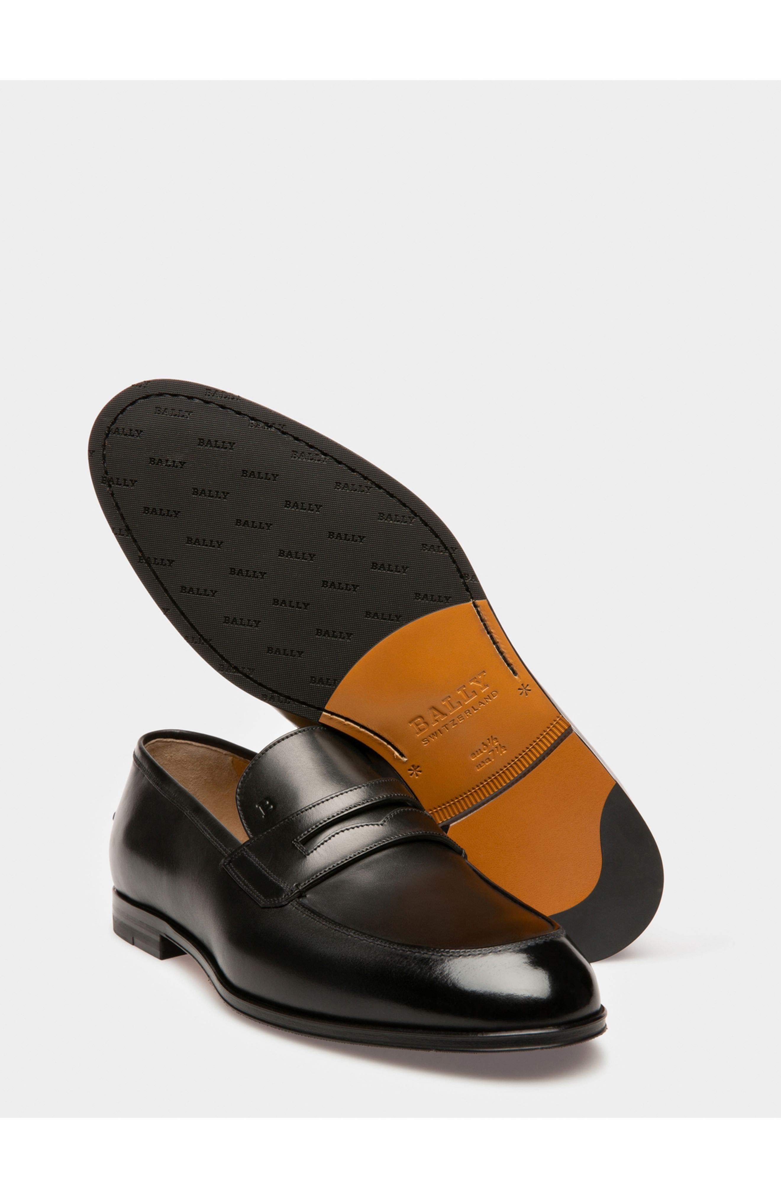 Bally Webb Leather Loafers, Alternate, color, 