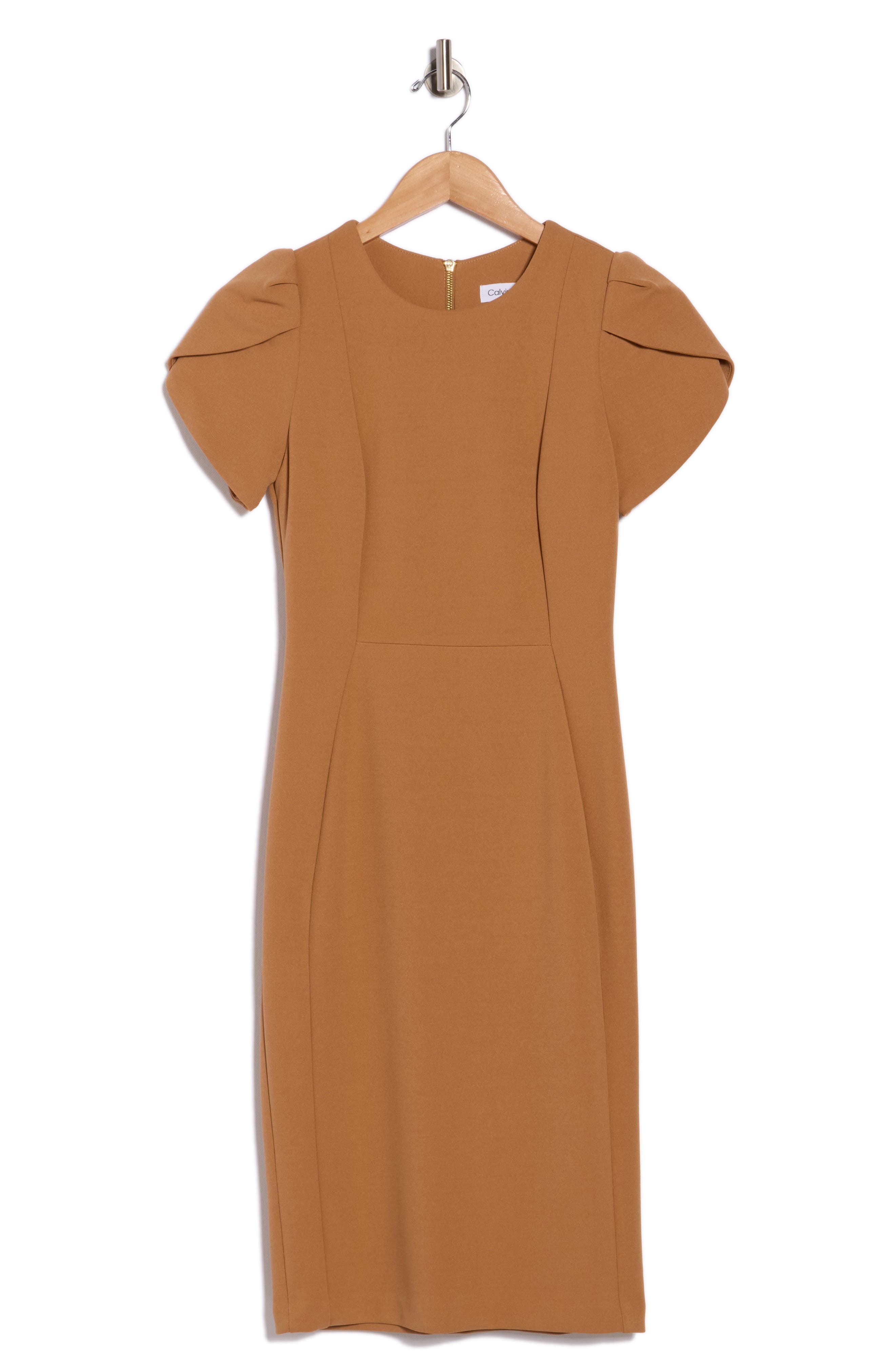 Calvin Klein Tulip Sleeve Sheath Dress