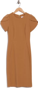 Calvin Klein Tulip Sleeve Sheath Dress