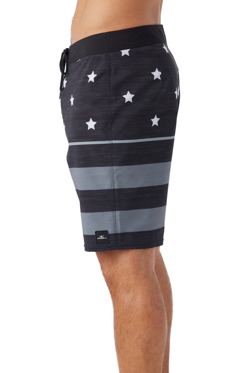 O'Neill Lennox Flag 20 Board Shorts, Alternate, color, 