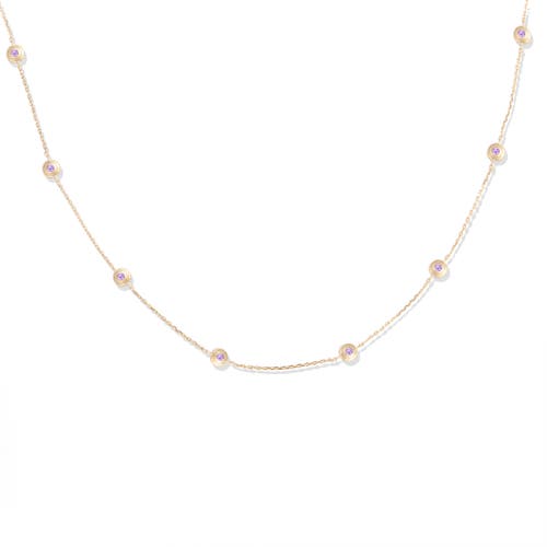 Campbell + Charlotte Evolve Station Necklace In Gold