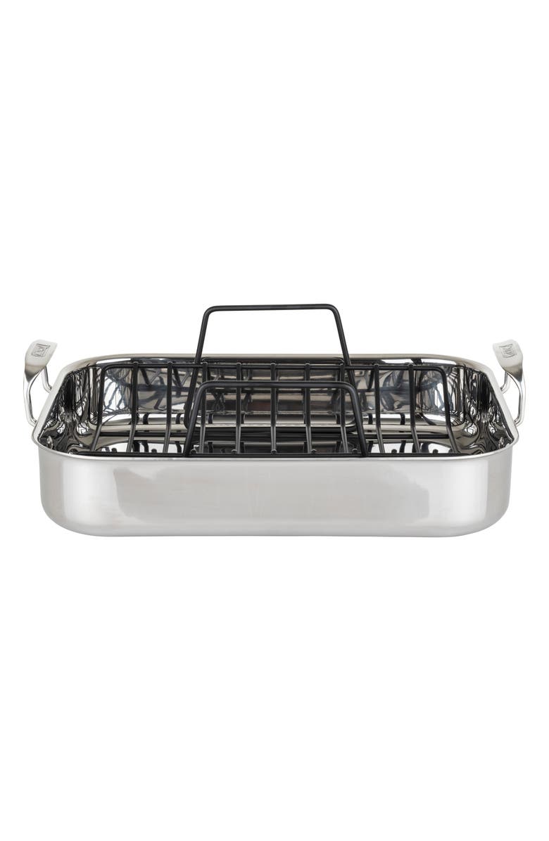 Viking 3-Ply Roasting Pan with Carving Set, Alternate, color,