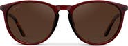 WMP Eyewear Drew - 55mm Round Polarized Sunglasses