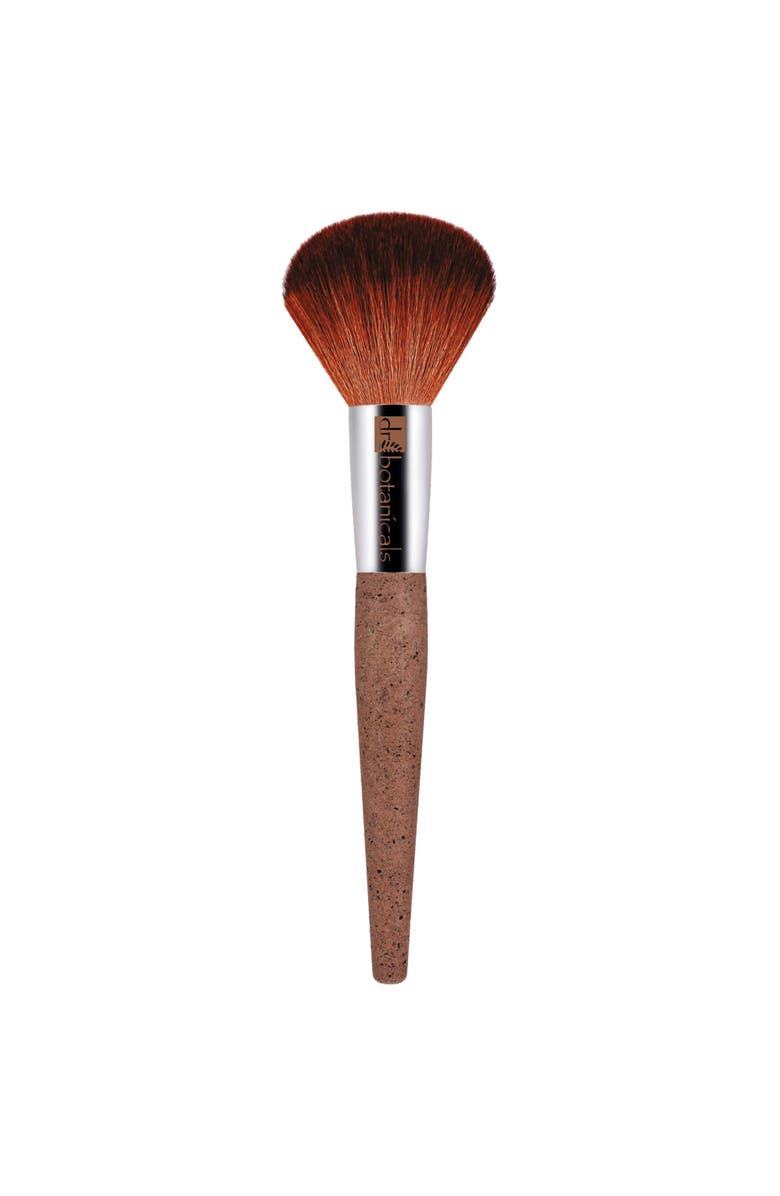DR BOTANICALS Coffee Ground Powder Brush, Alternate, color, White
