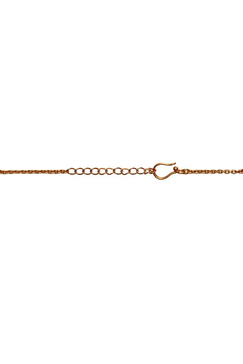 Noor Drop Necklace, Alternate, color, Antique Gold Plated