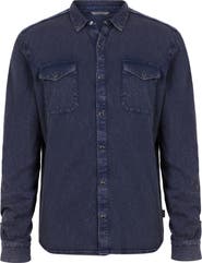 John Varvatos Arvon Cotton Snap-Up Western Shirt
