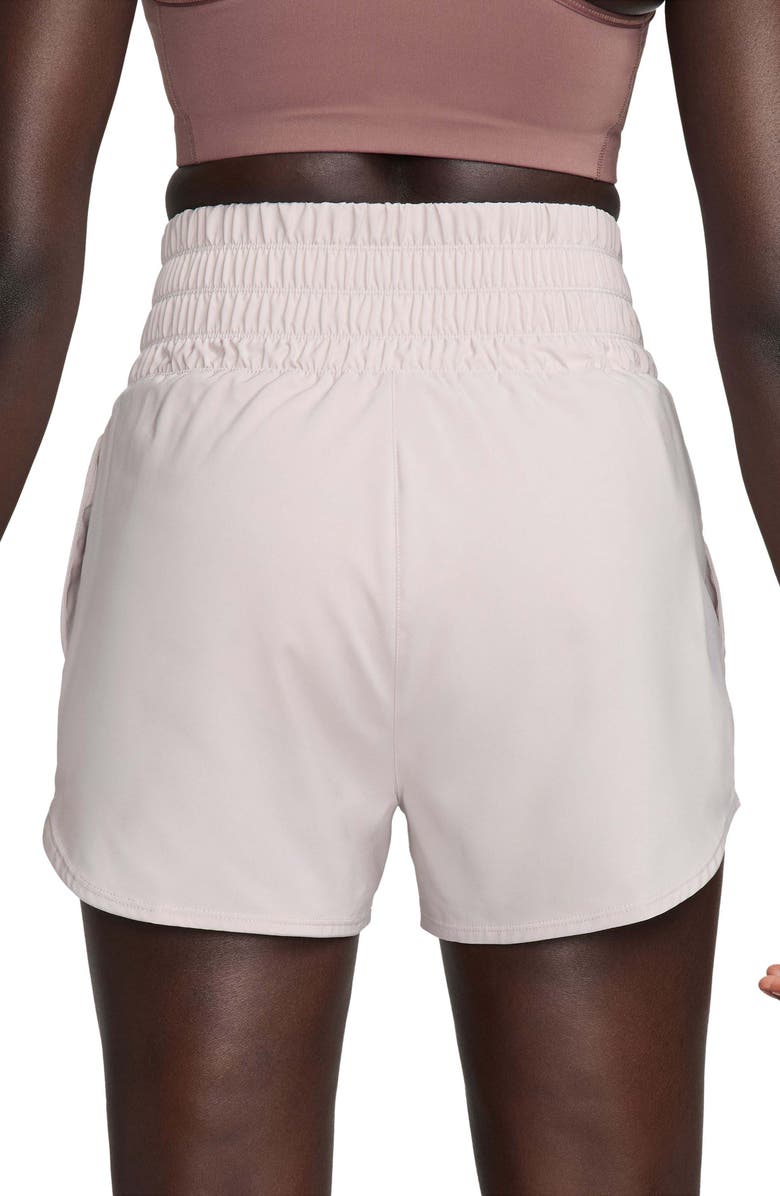 Nike Dri-FIT Ultrahigh Waist 3-Inch Brief Lined Shorts, Alternate, color, Platinum Violet