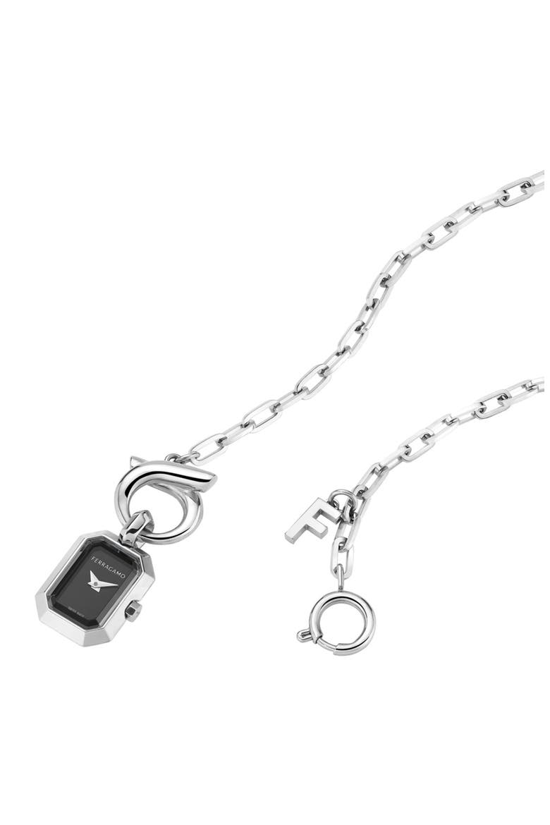 Y-Necklace Pendant Watch, 16.6mm x 21.3mm, Alternate, color, STAINLESS STEEL