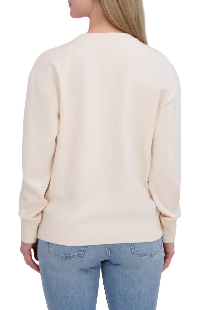 Lucky Brand Graphic Sweatshirt, Alternate, color, Vanilla Cream