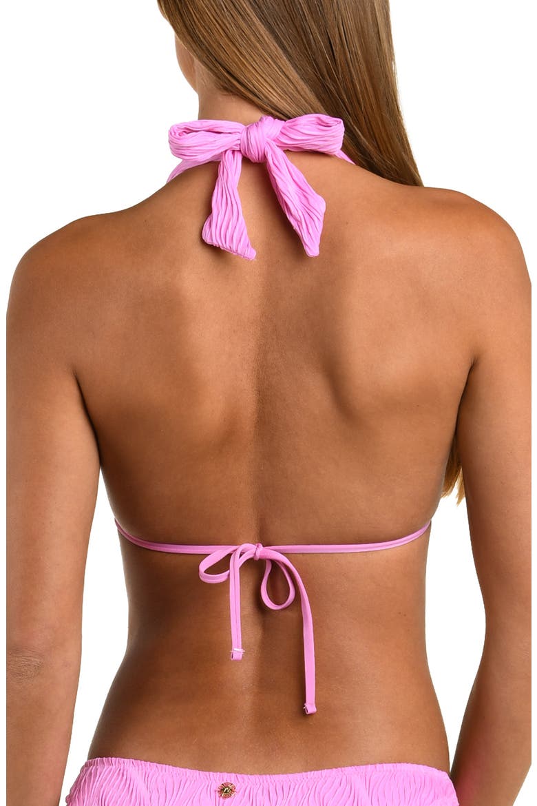 Ethereal Echo Triangle Bikini Top, Alternate, color, BLUSH