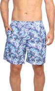 TailorByrd Tropical Palm Swim Shorts