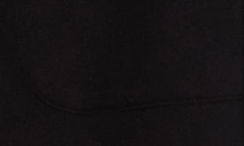 Calvin Klein Rib Trim Fleece Joggers In Black