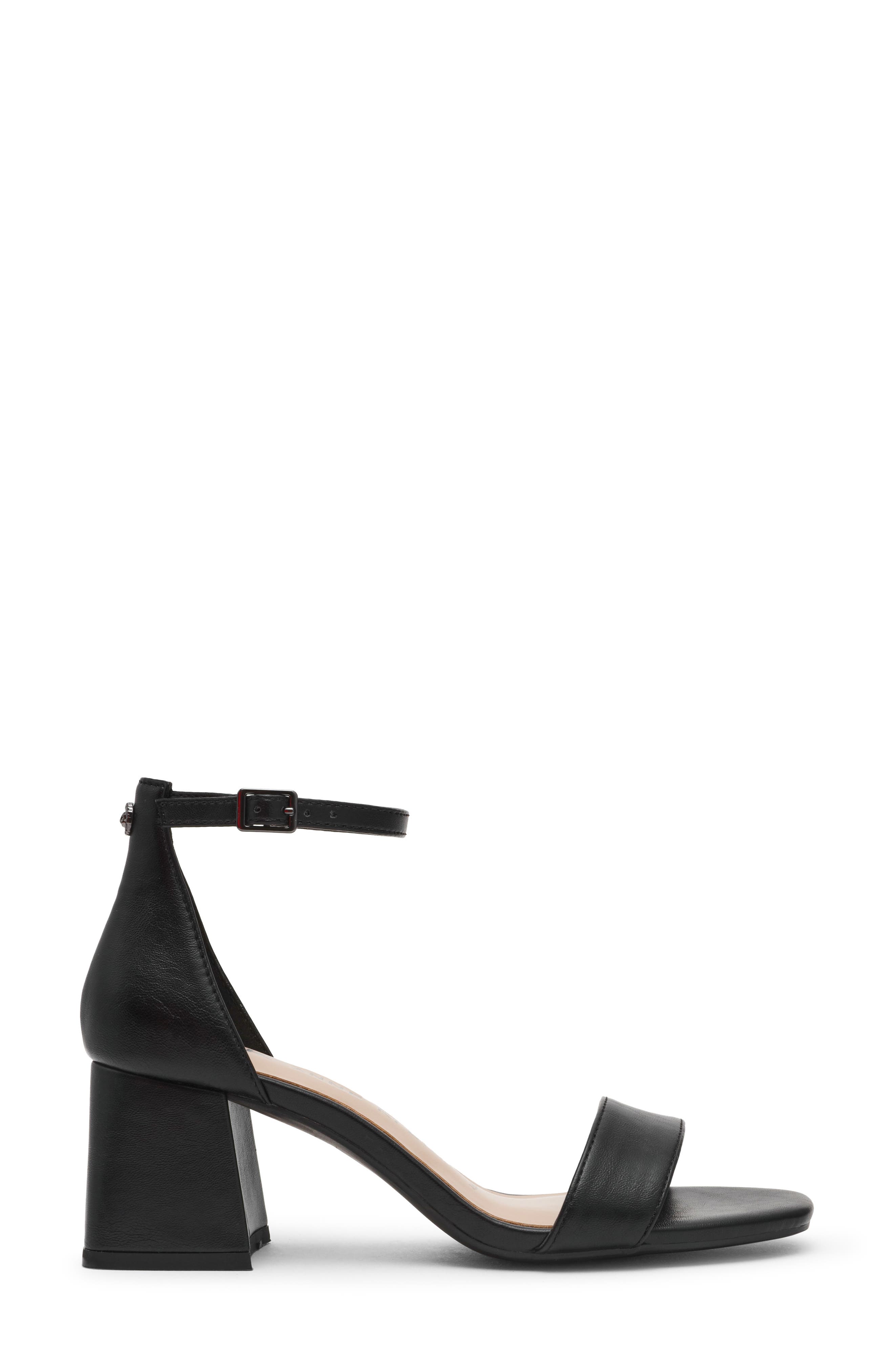 Anne Klein Mika Sandal, Alternate, color, Black Pu