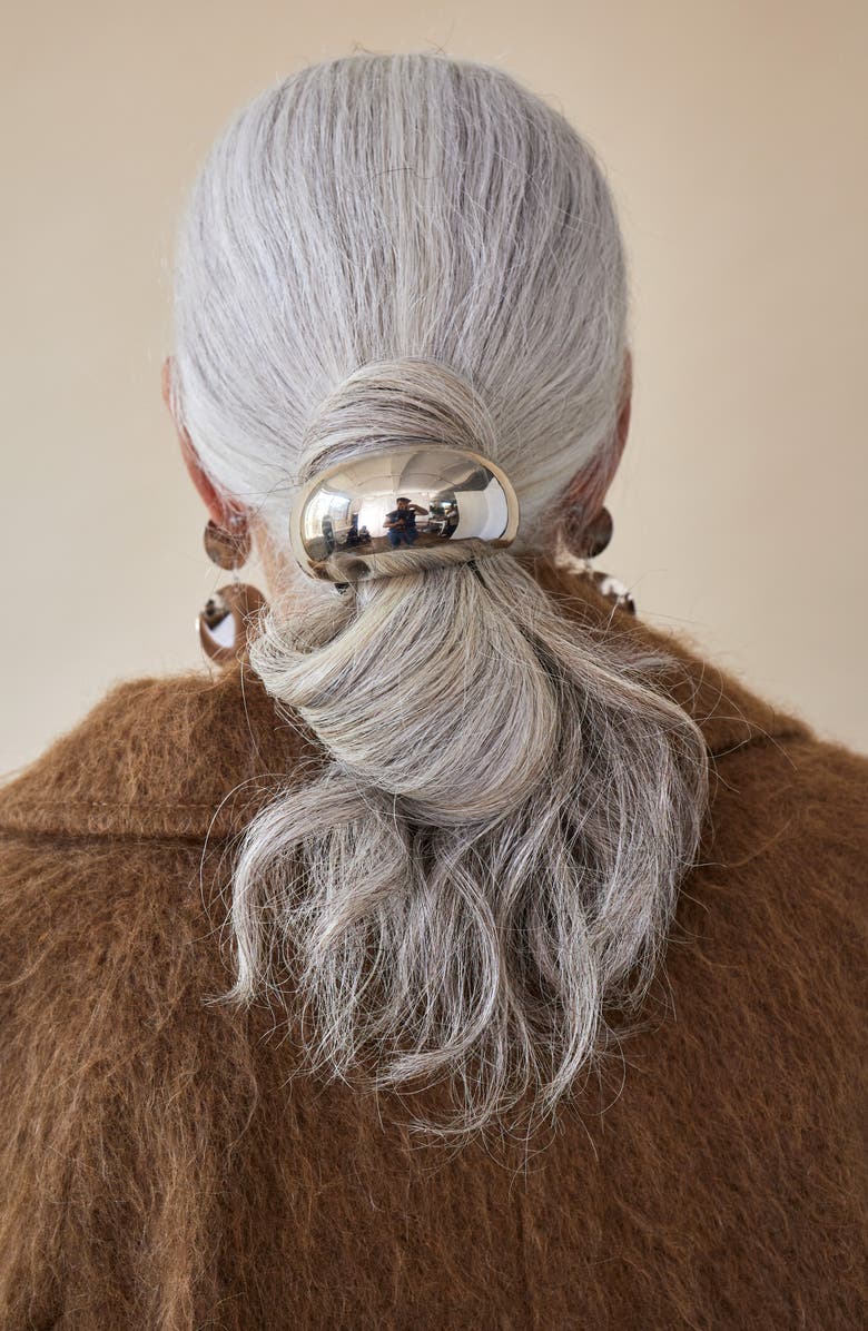 LELET NY Dome Pony Cuff, Alternate, color, Rhodium