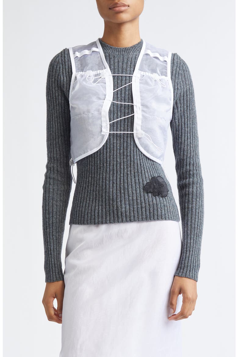Bona Liquid Myrtia Vest, Main, color, WHITE