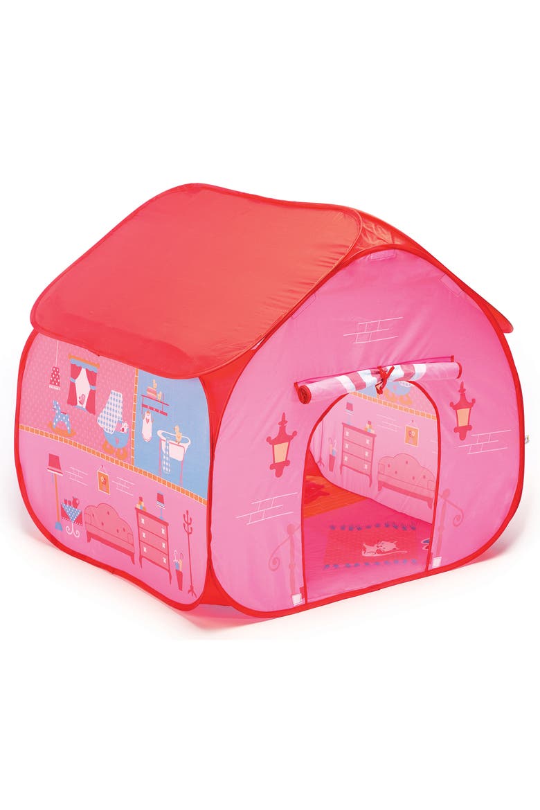 Popitup Dollhouse Tent With House Playmat, Main, color, Multicolored
