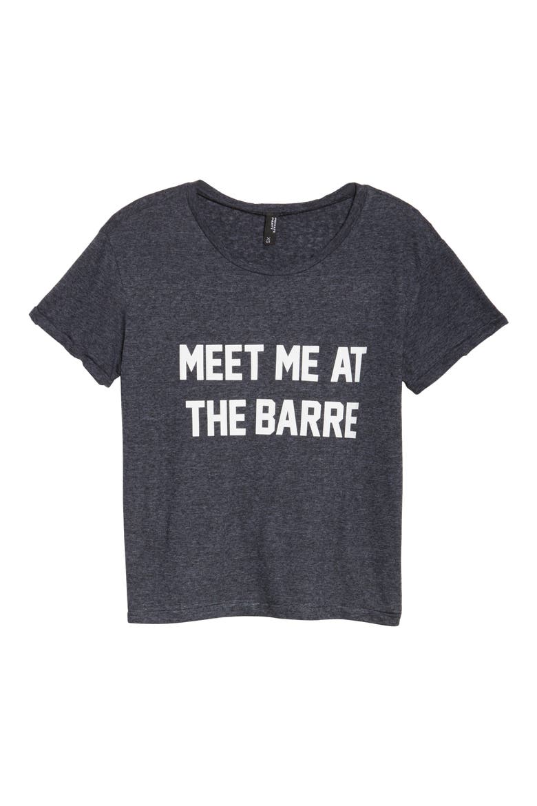 Meet Me at the Barre Tee, Alternate, color, GREY