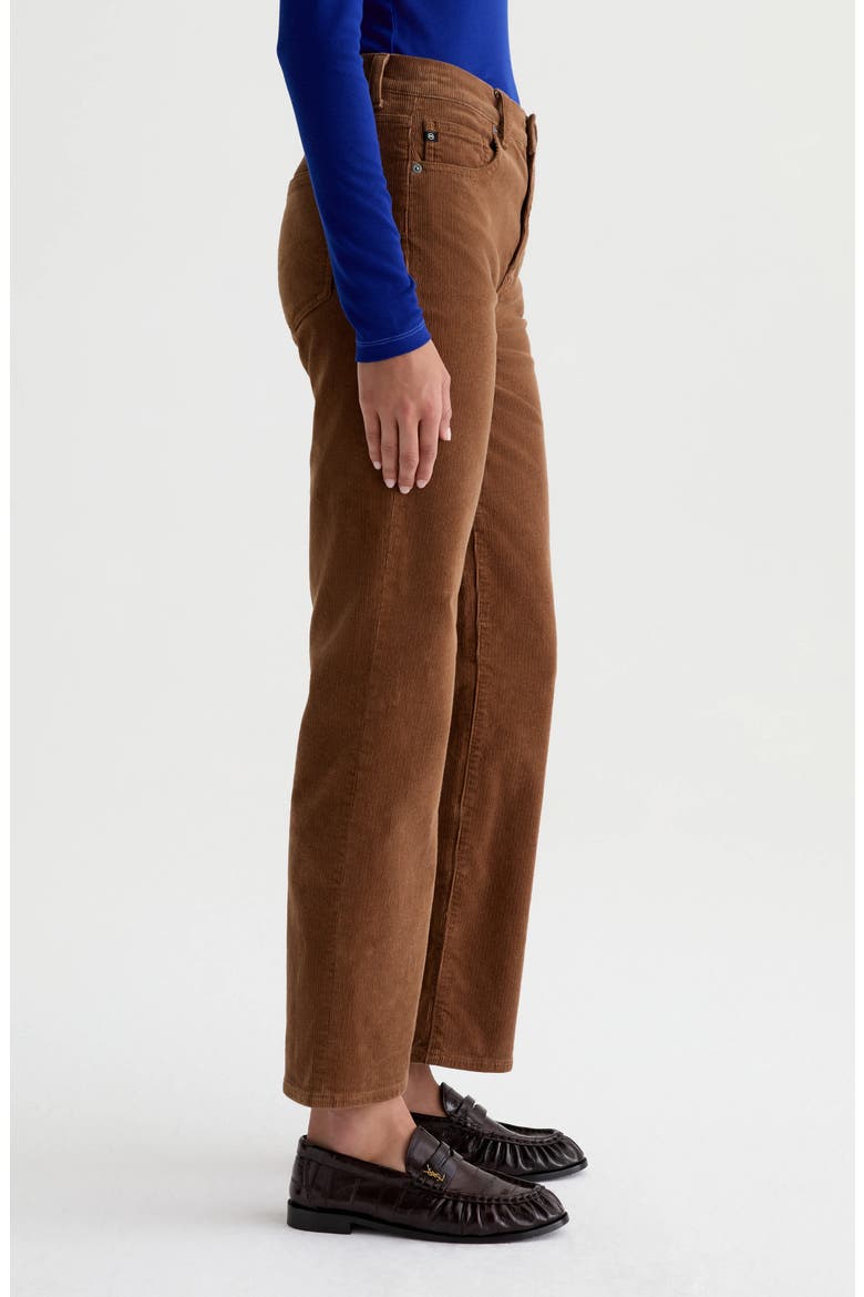 Brinley Mid Rise Straight Leg Corduroy Jeans, Alternate, color, BRONZE BEAT